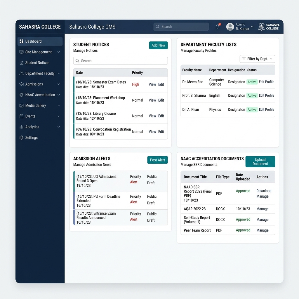 Website + SEO Growth Platform for Colleges